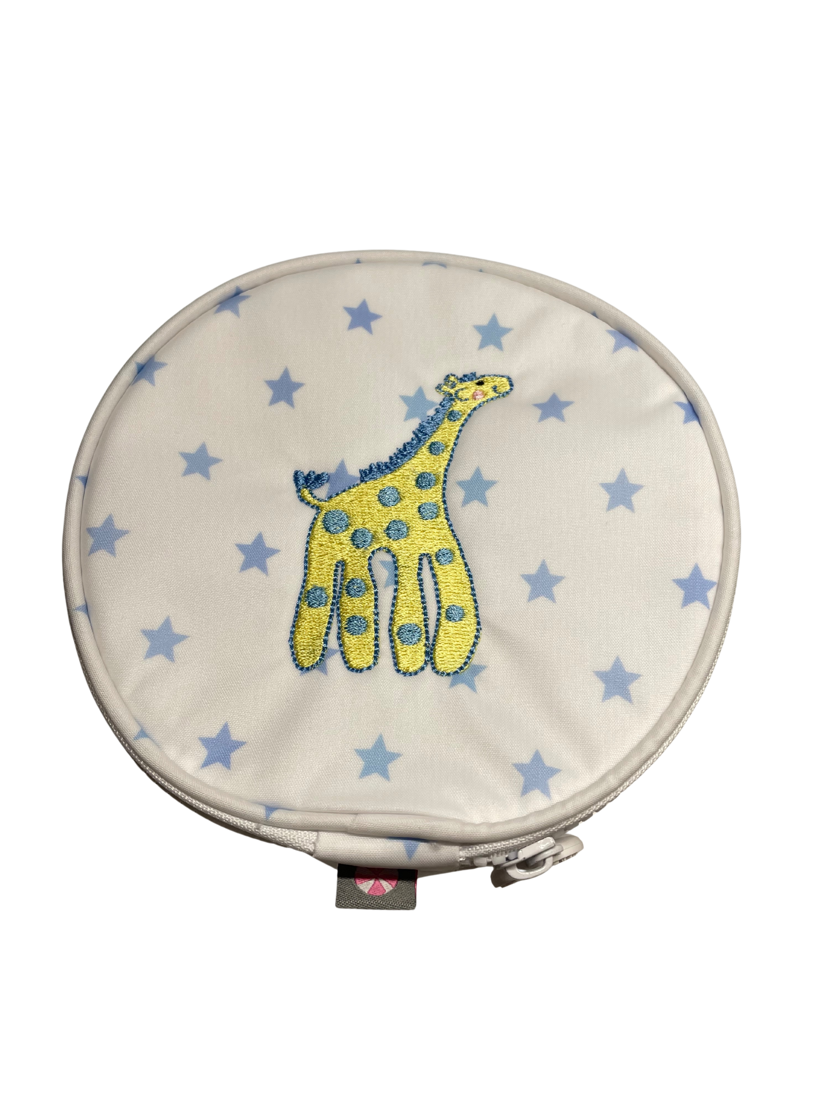 Button Bag - Blue Star Giraffe